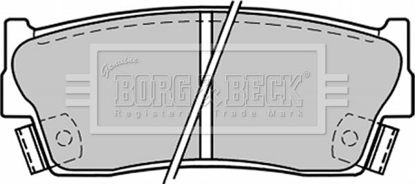Borg & Beck BBP1228 - Brake Pad Set, disc brake autospares.lv