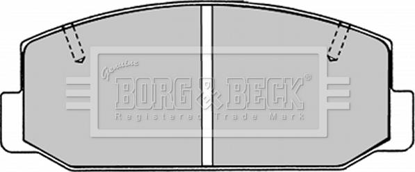 Borg & Beck BBP1276 - Brake Pad Set, disc brake autospares.lv