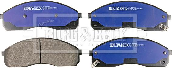 Borg & Beck BBP1749 - Brake Pad Set, disc brake autospares.lv