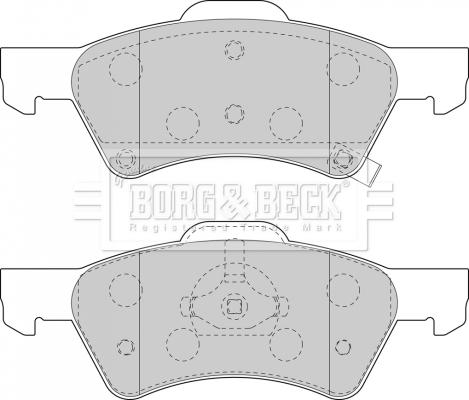 BENDIX 572509 - Brake Pad Set, disc brake autospares.lv