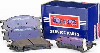 Borg & Beck BBP1750 - Brake Pad Set, disc brake autospares.lv