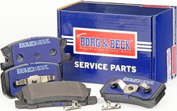 Borg & Beck BBP1758 - Brake Pad Set, disc brake autospares.lv