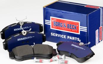 Borg & Beck BBP1760 - Brake Pad Set, disc brake autospares.lv