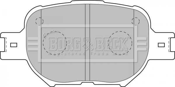 Borg & Beck BBP1767 - Brake Pad Set, disc brake autospares.lv