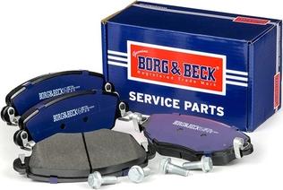 Borg & Beck BBP1706 - Brake Pad Set, disc brake autospares.lv