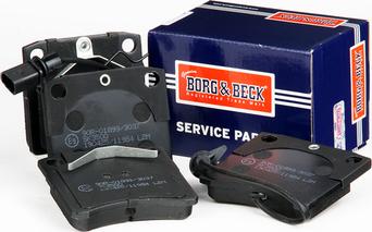 Borg & Beck BBP1702 - Brake Pad Set, disc brake autospares.lv