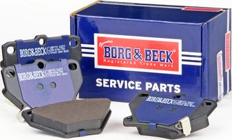 Borg & Beck BBP1712 - Brake Pad Set, disc brake autospares.lv