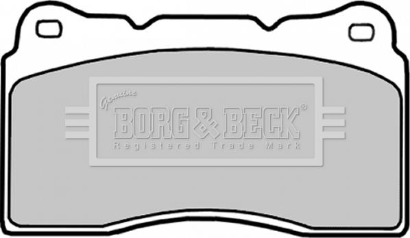 Borg & Beck BBP1784 - Brake Pad Set, disc brake autospares.lv