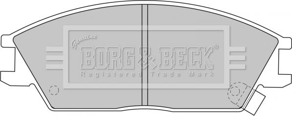 Borg & Beck BBP1785 - Brake Pad Set, disc brake autospares.lv