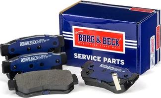 Borg & Beck BBP1787 - Brake Pad Set, disc brake autospares.lv