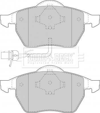 JP Group 698355002 - Brake Pad Set, disc brake autospares.lv