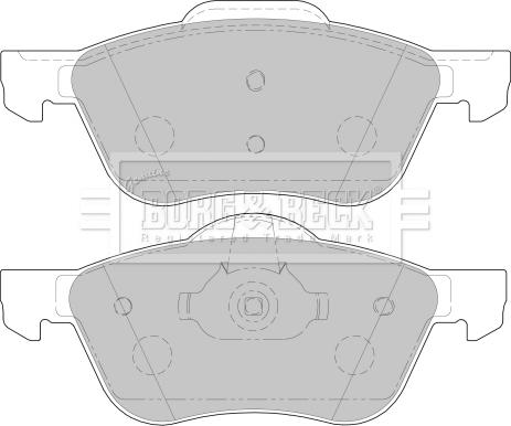 Borg & Beck BBP1772 - Brake Pad Set, disc brake autospares.lv