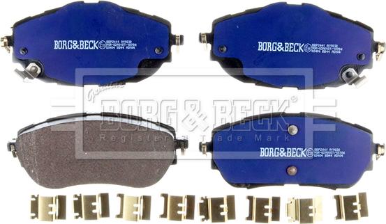 Borg & Beck BBP2441 - Brake Pad Set, disc brake autospares.lv