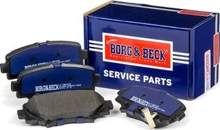 Borg & Beck BBP2458 - Brake Pad Set, disc brake autospares.lv