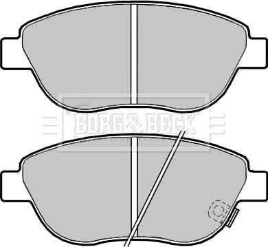 Borg & Beck BBP2404 - Brake Pad Set, disc brake autospares.lv