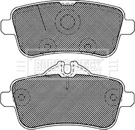 Borg & Beck BBP2419 - Brake Pad Set, disc brake autospares.lv