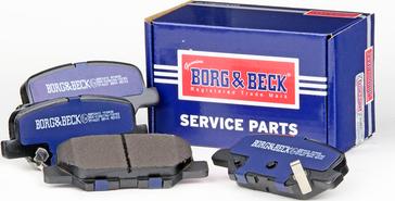 Borg & Beck BBP2410 - Brake Pad Set, disc brake autospares.lv