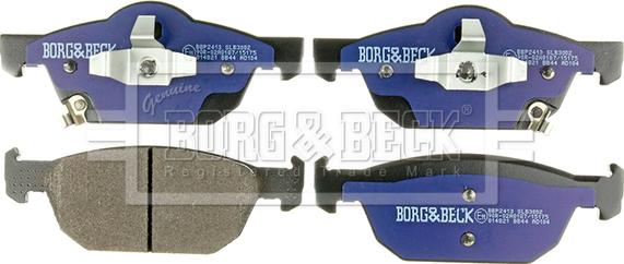 Borg & Beck BBP2413 - Brake Pad Set, disc brake autospares.lv