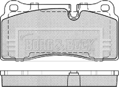 Lucas Engine Drive GDB1816 - Brake Pad Set, disc brake autospares.lv