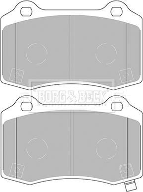 Borg & Beck BBP2433 - Brake Pad Set, disc brake autospares.lv