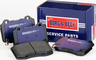 Borg & Beck BBP2433 - Brake Pad Set, disc brake autospares.lv