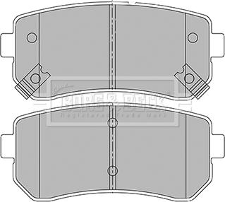 Borg & Beck BBP2424 - Brake Pad Set, disc brake autospares.lv