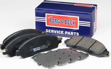 Borg & Beck BBP2569 - Brake Pad Set, disc brake autospares.lv