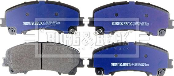 Borg & Beck BBP2506 - Brake Pad Set, disc brake autospares.lv