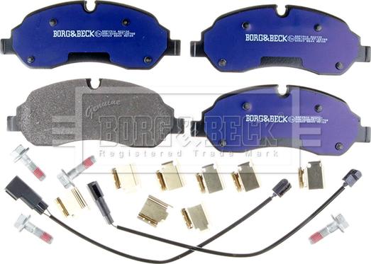 Borg & Beck BBP2514 - Brake Pad Set, disc brake autospares.lv