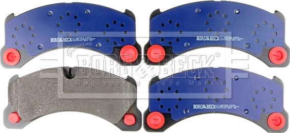 Borg & Beck BBP2525 - Brake Pad Set, disc brake autospares.lv