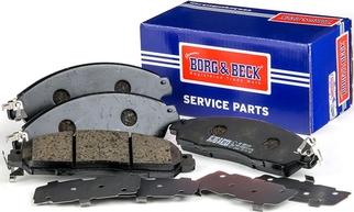 Borg & Beck BBP2692 - Brake Pad Set, disc brake autospares.lv