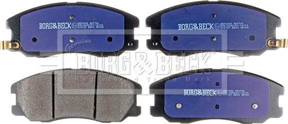 Borg & Beck BBP2040 - Brake Pad Set, disc brake autospares.lv