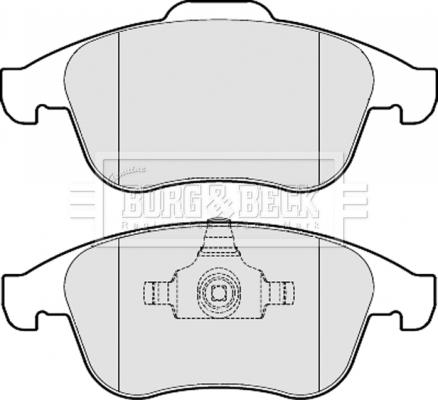 Borg & Beck BBP2059 - Brake Pad Set, disc brake autospares.lv