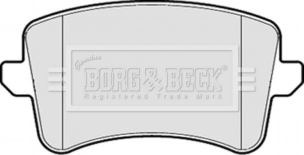 Borg & Beck BBP2055 - Brake Pad Set, disc brake autospares.lv