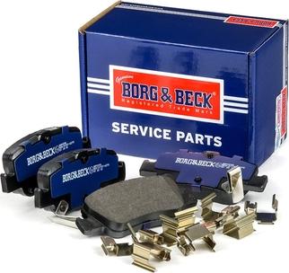 Borg & Beck BBP2056 - Brake Pad Set, disc brake autospares.lv