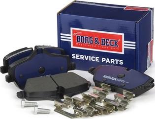 Borg & Beck BBP2051 - Brake Pad Set, disc brake autospares.lv