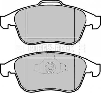 Borg & Beck BBP2064 - Brake Pad Set, disc brake autospares.lv