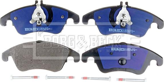 Borg & Beck BBP2061 - Brake Pad Set, disc brake autospares.lv