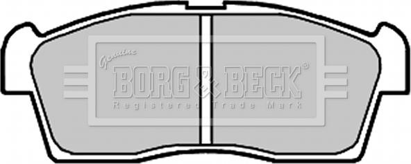 Borg & Beck BBP2009 - Brake Pad Set, disc brake autospares.lv