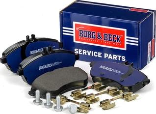Borg & Beck BBP2008 - Brake Pad Set, disc brake autospares.lv