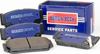 Borg & Beck BBP2018 - Brake Pad Set, disc brake autospares.lv