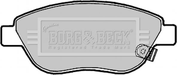 Borg & Beck BBP2028 - Brake Pad Set, disc brake autospares.lv