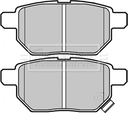 Borg & Beck BBP2070 - Brake Pad Set, disc brake autospares.lv