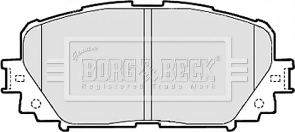 Borg & Beck BBP2073 - Brake Pad Set, disc brake autospares.lv