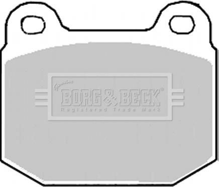 Borg & Beck BBP2194 - Brake Pad Set, disc brake autospares.lv