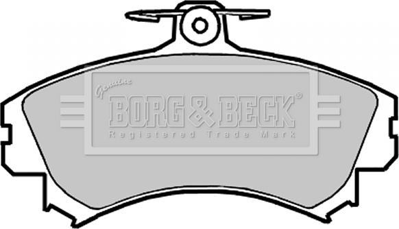 Borg & Beck BBP2151 - Brake Pad Set, disc brake autospares.lv