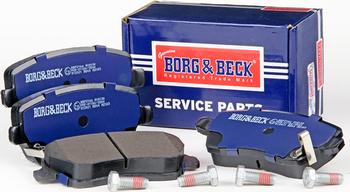 Borg & Beck BBP2166 - Brake Pad Set, disc brake autospares.lv