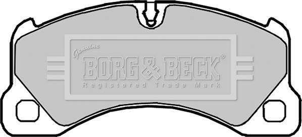 Borg & Beck BBP2101 - Brake Pad Set, disc brake autospares.lv