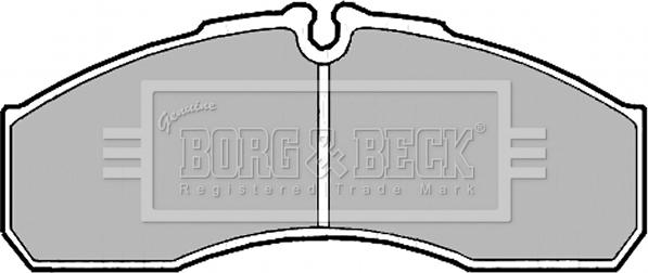 Borg & Beck BBP2181 - Brake Pad Set, disc brake autospares.lv