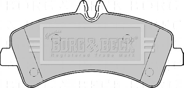 Borg & Beck BBP2170 - Brake Pad Set, disc brake autospares.lv